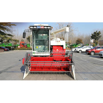 Hot sale mini rice combine harvester with cab